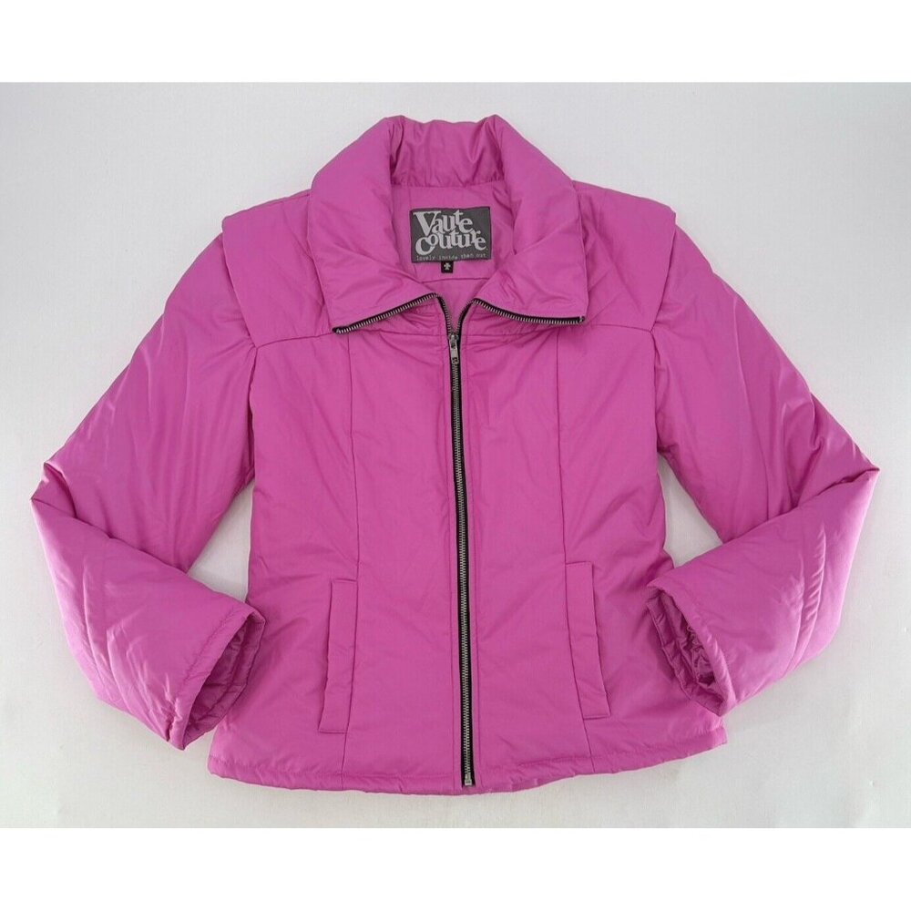Vaute Couture Women’s The Urban Snow Coat Size M, Pink, Vegan,‎ Sustainable USA